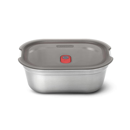 Black + Blum Travel Accessories Grey/Red Black + Blum Steel Food Box - Medium