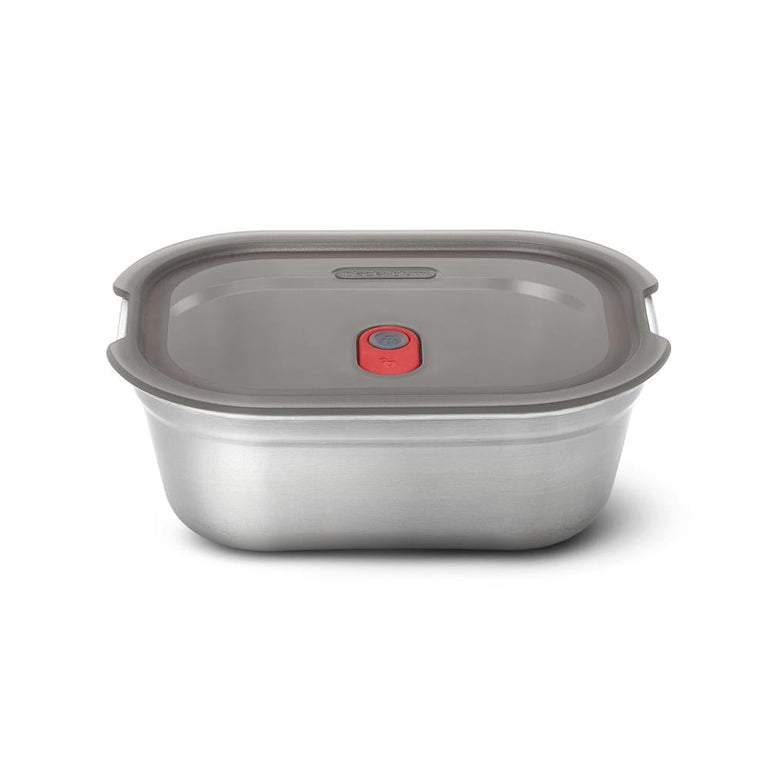 Black + Blum Travel Accessories Grey/Red Black + Blum Steel Food Box - Medium