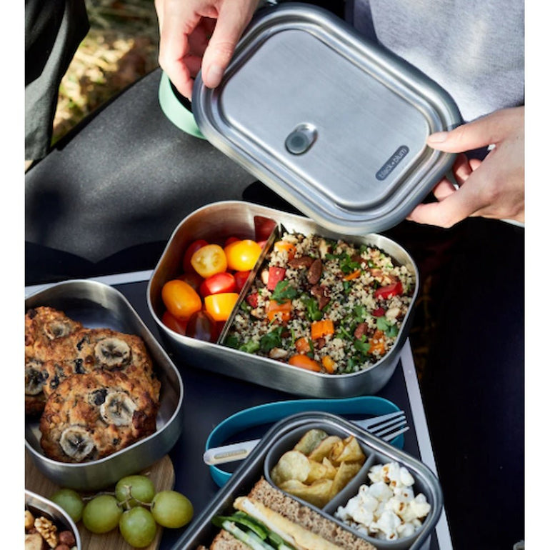 Black + Blum Travel Accessories Olive Black + Blum Stainless Steel Lunch Box - 1L
