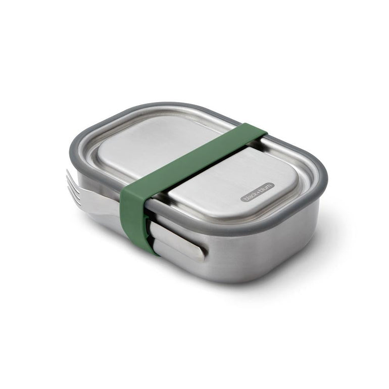 Black + Blum Travel Accessories Olive Black + Blum Stainless Steel Lunch Box - 1L
