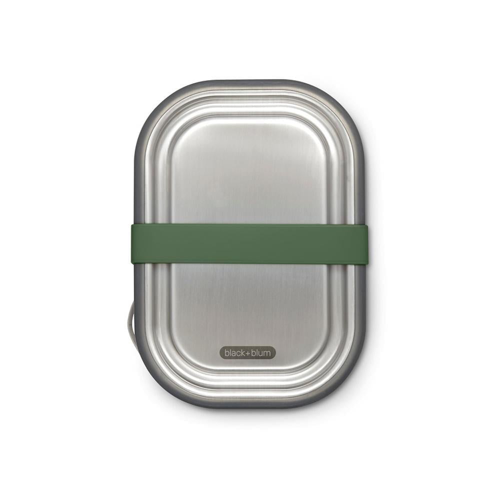 Black + Blum Travel Accessories Olive Black + Blum Stainless Steel Lunch Box - 1L