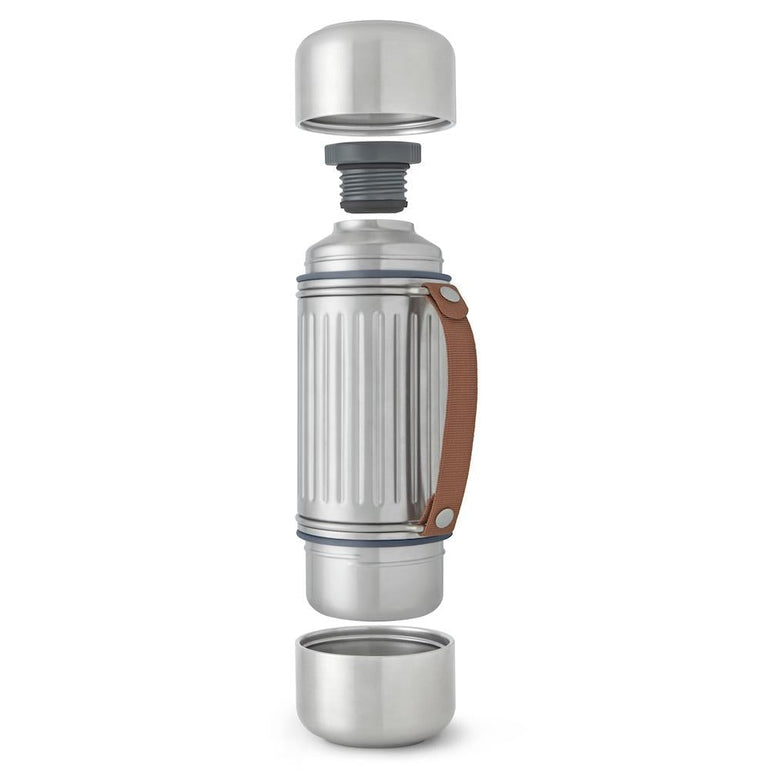 Black + Blum Water Bottles Grey Black + Blum Explorer Flask Duo 1L