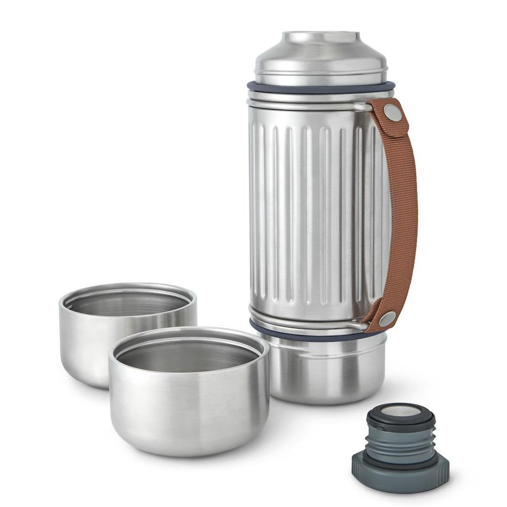 Black + Blum Water Bottles Grey Black + Blum Explorer Flask Duo 1L