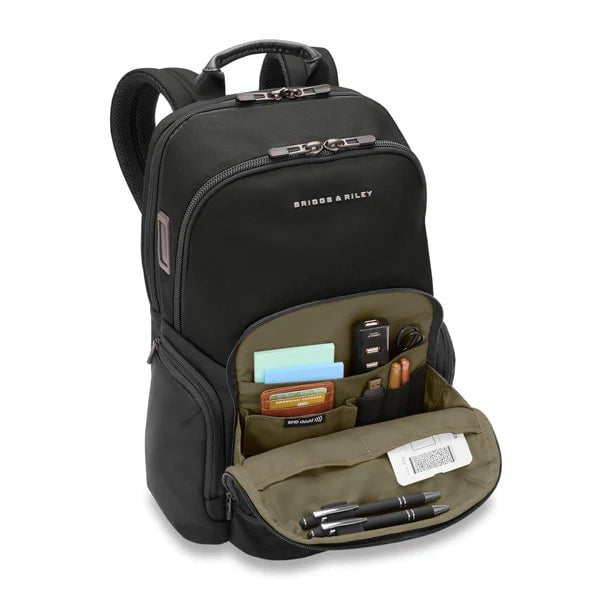 Briggs & Riley Backpacks Black Briggs & Riley HTA Medium Cargo Backpack