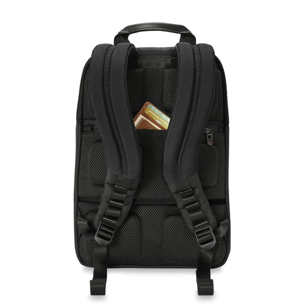 Briggs & Riley Backpacks Black Briggs & Riley HTA Medium Slim Expandable Backpack