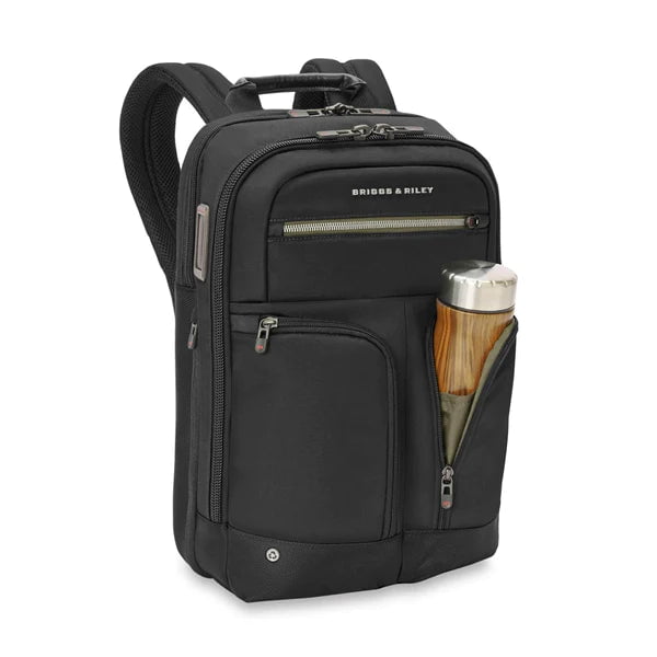 Briggs & Riley Backpacks Black Briggs & Riley HTA Medium Slim Expandable Backpack