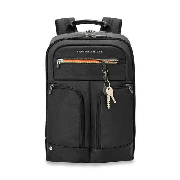 Briggs & Riley Backpacks Black Briggs & Riley HTA Medium Slim Expandable Backpack