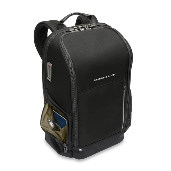 Briggs & Riley Backpacks Black Briggs & Riley HTA Medium Widemouth Backpack