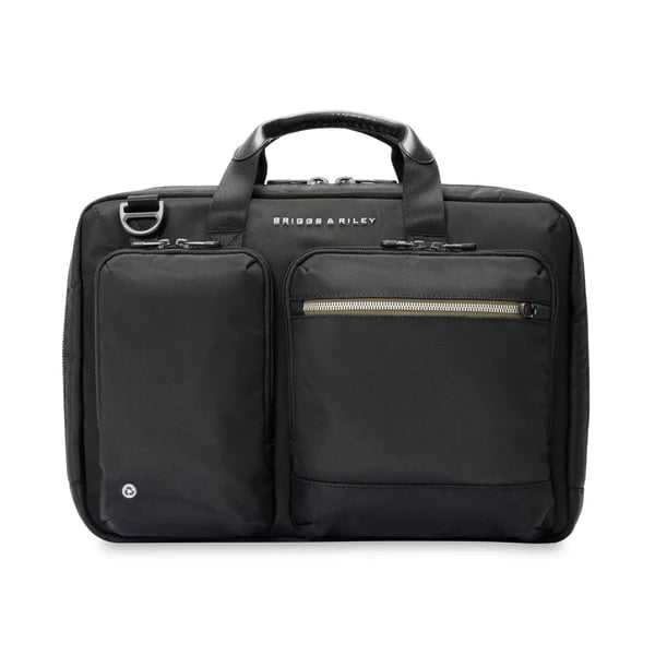 Briggs & Riley Briefcases Black Briggs & Riley HTA Medium Slim Expandable Brief