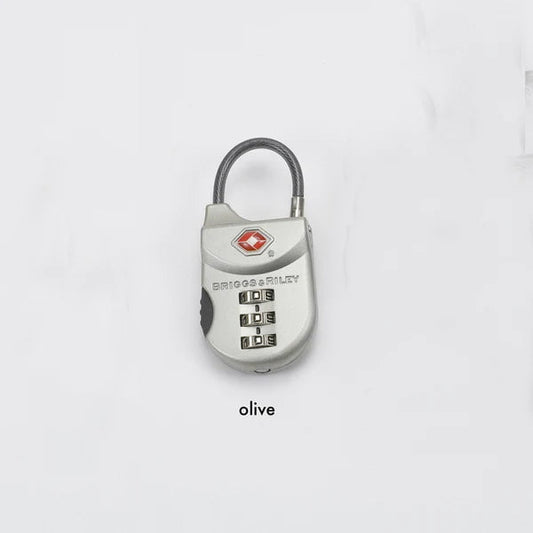 Briggs & Riley Locks Olive Briggs & Riley TSA Cable Luggage Lock (Metal)