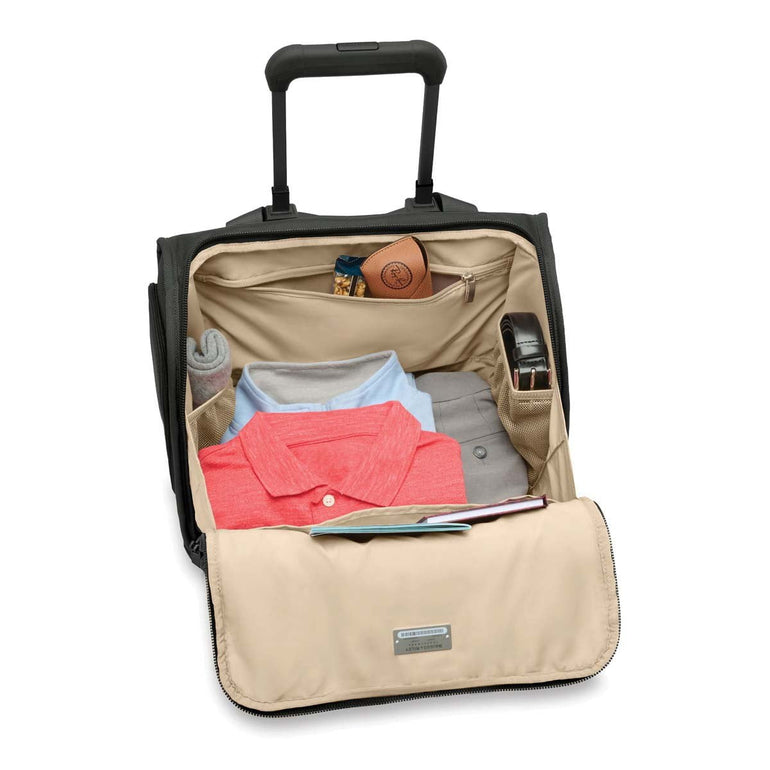 Briggs & Riley Luggage Black Briggs & Riley NEW Baseline 2-Wheel Cabin Bag - Black
