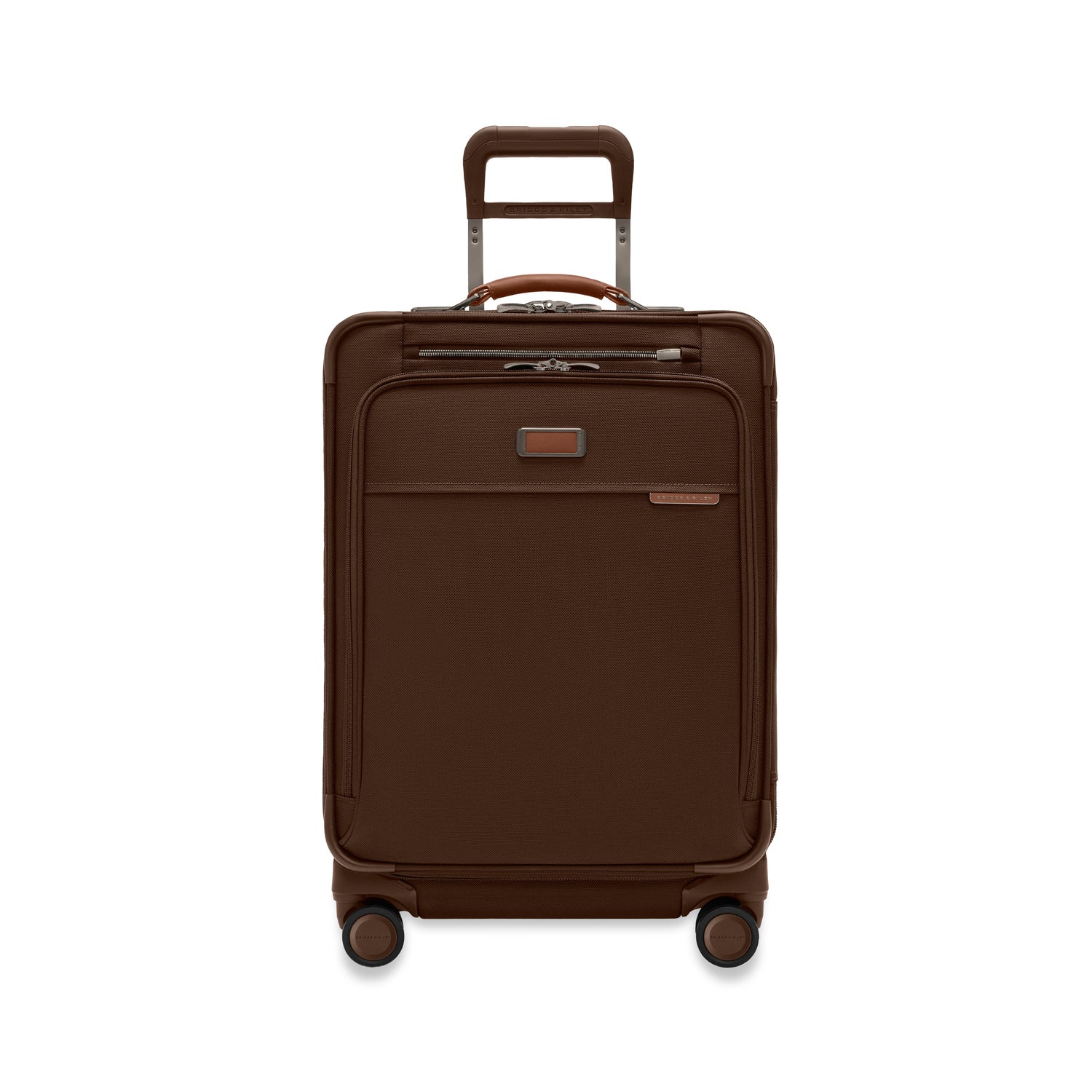 Briggs & Riley Luggage Chocolate Briggs & Riley Baseline Compact Checked Medium Expandable Spinner Luggage