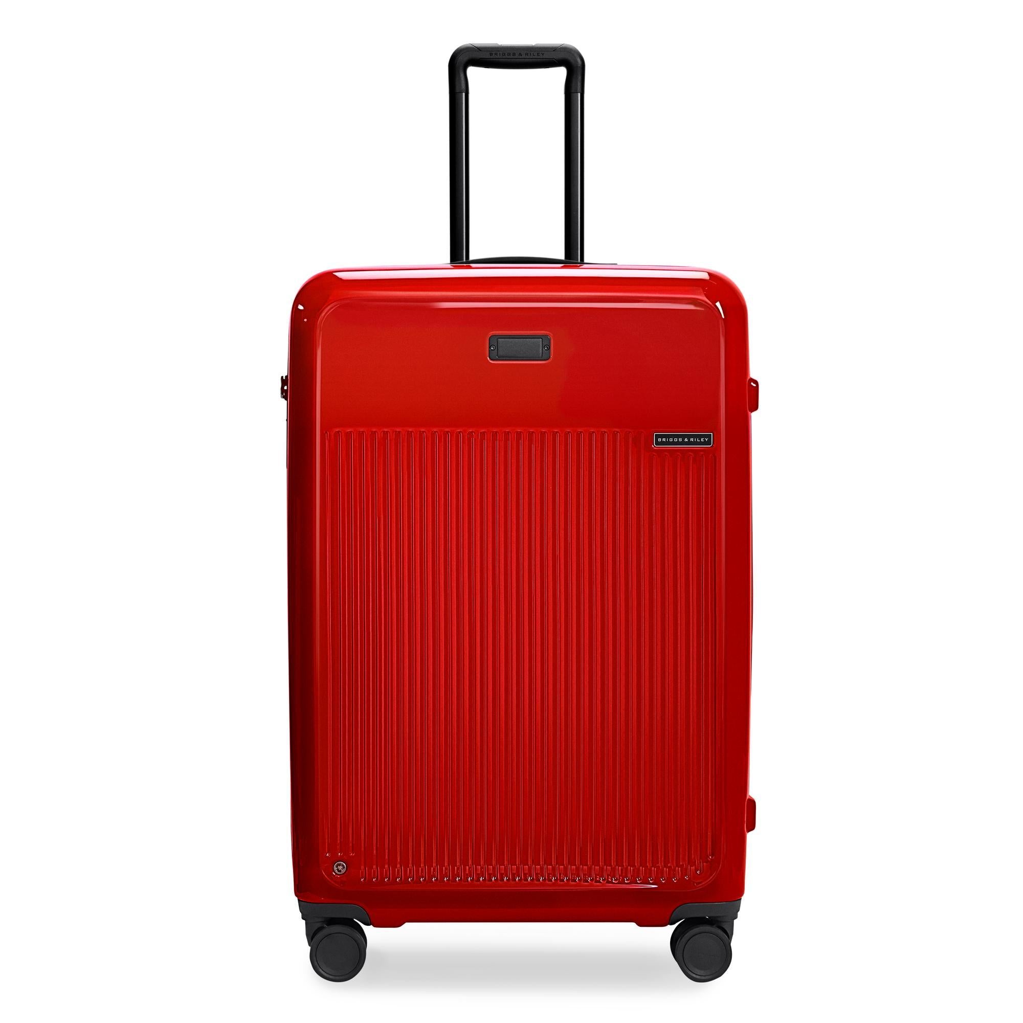 Briggs & Riley Luggage Glossy Ruby Briggs & Riley Sympatico 3.0 Large Expandable Spinner Luggage