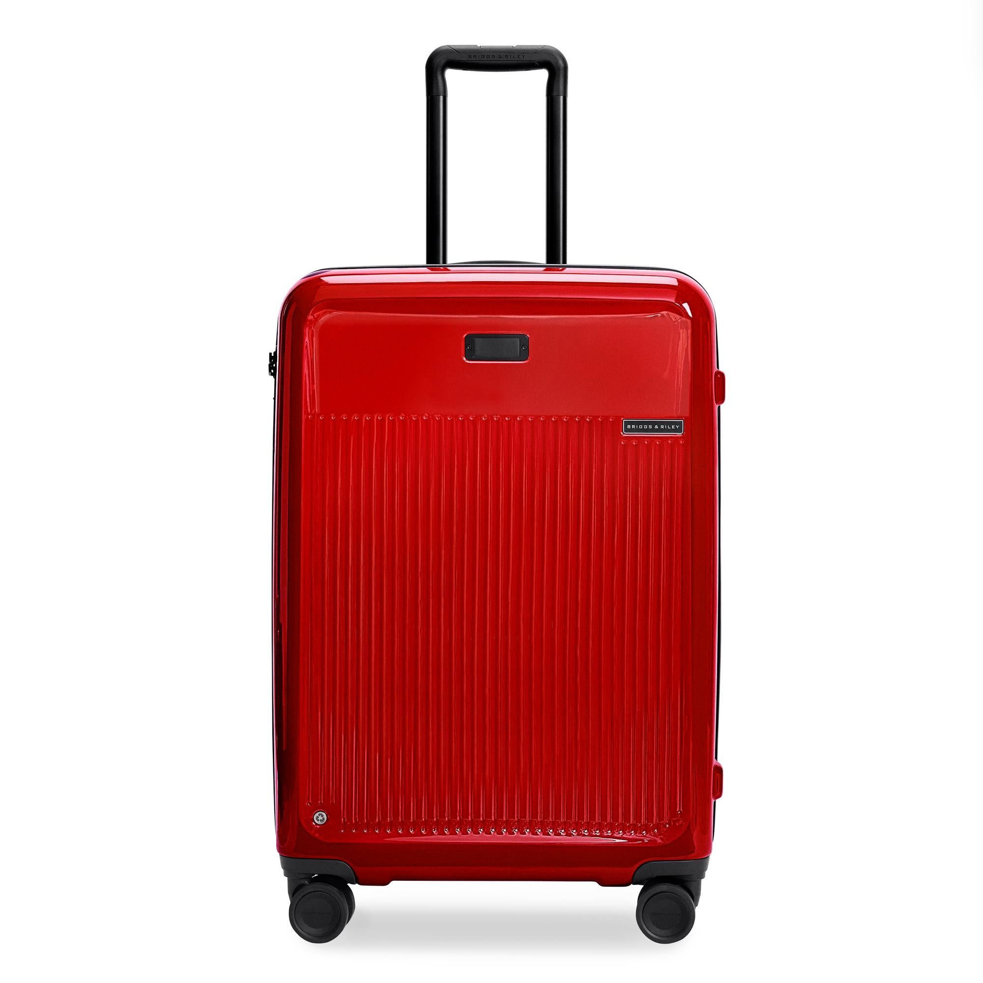 Briggs & Riley Luggage Glossy Ruby Briggs & Riley Sympatico 3.0 Medium Expandable Spinner Luggage