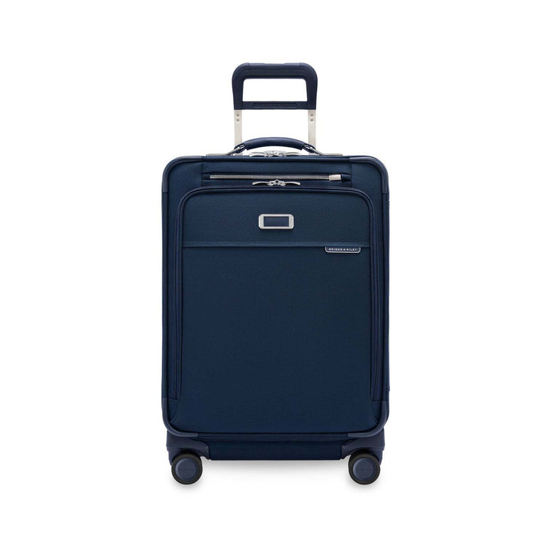 Briggs & Riley Luggage Navy Briggs & Riley Baseline Compact Checked Medium Expandable Spinner Luggage