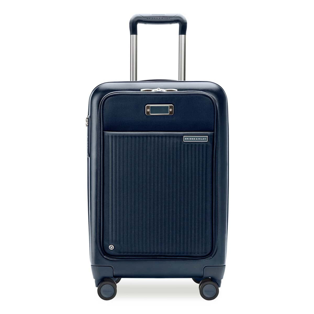 Briggs & Riley Luggage Navy Briggs & Riley Sympatico Essential 22" Front Pocket Expandable Spinner Carry-On Luggage