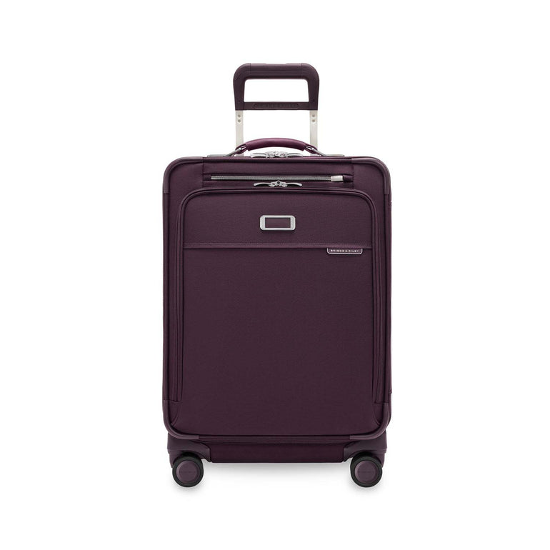 Briggs & Riley Luggage Plum Briggs & Riley Baseline Compact Checked Medium Expandable Spinner Luggage