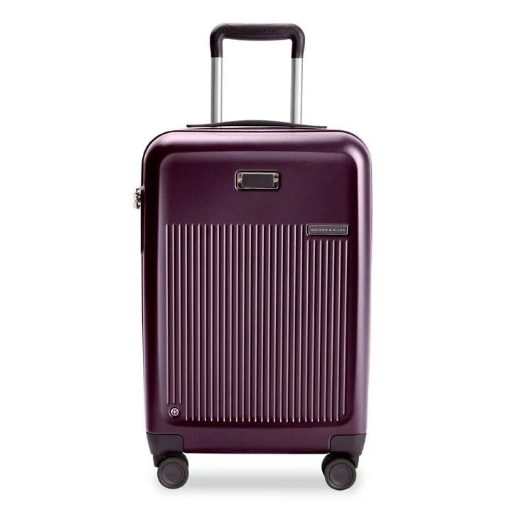 Briggs & Riley Luggage Plum Briggs & Riley Sympatico 3.0 Essential Carry-On Expandable Spinner Luggage
