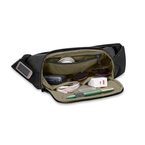 Briggs & Riley Sling Bag Black Briggs & Riley HTA Sling Bag