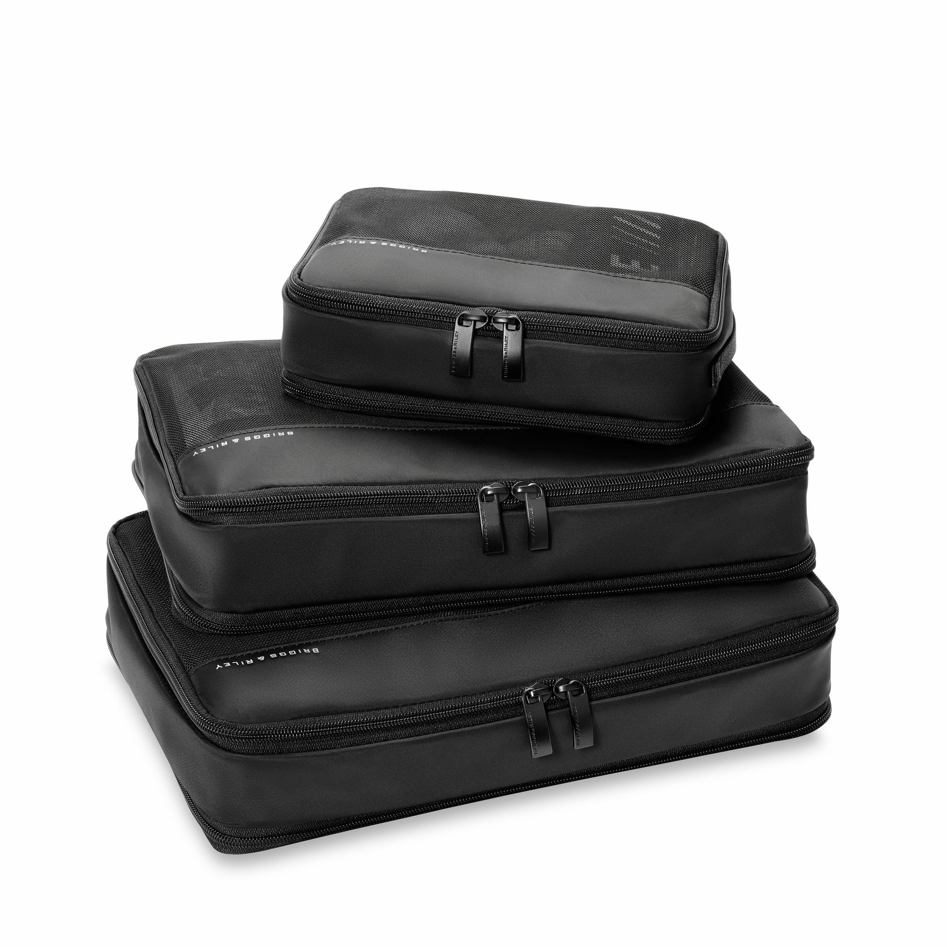 Briggs & Riley Travel Accessories Black Briggs & Riley Travel Essentials Carry On Packing Cube Set
