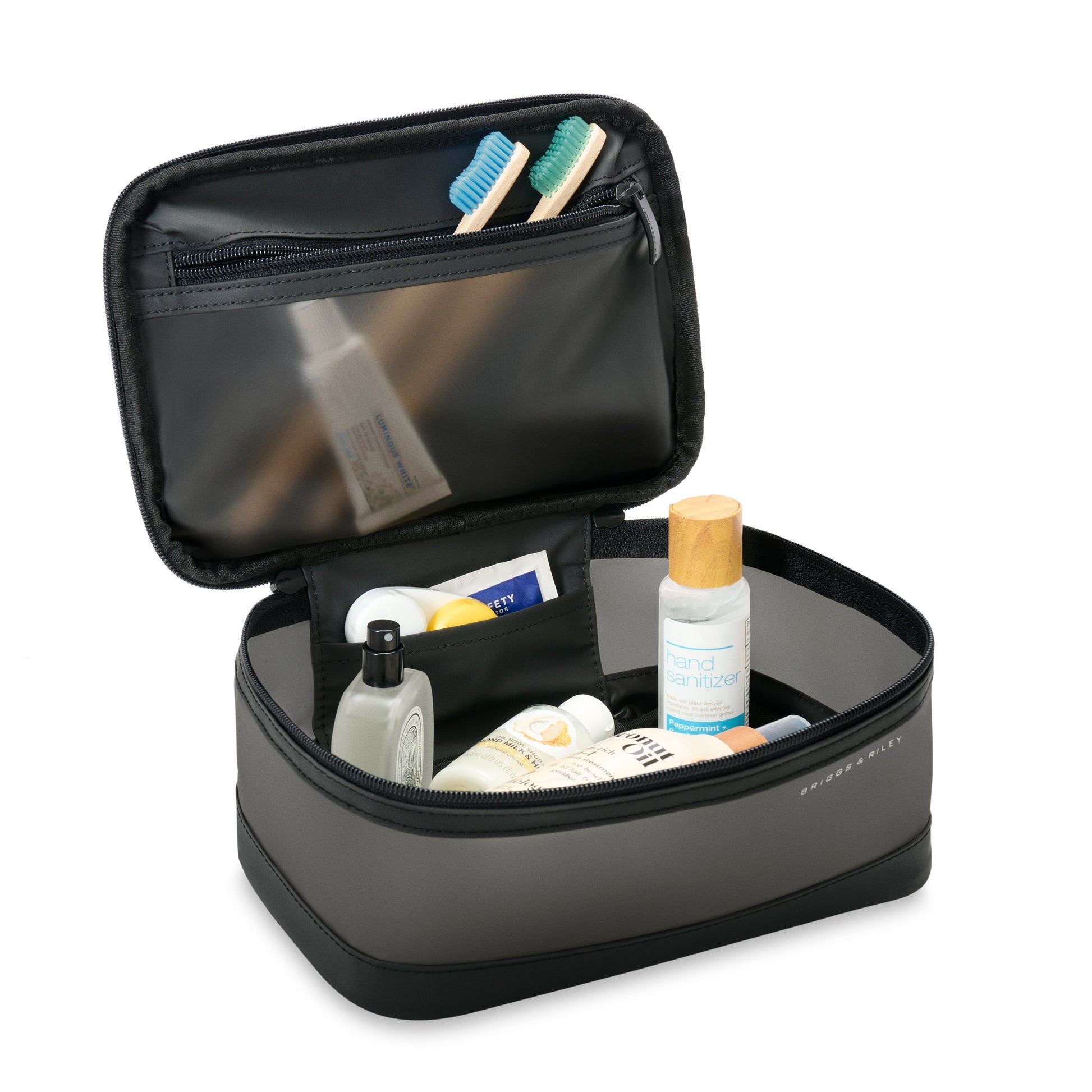 Briggs & Riley Travel Accessories Black Briggs & Riley Travel Essentials Translucent Essentials Case