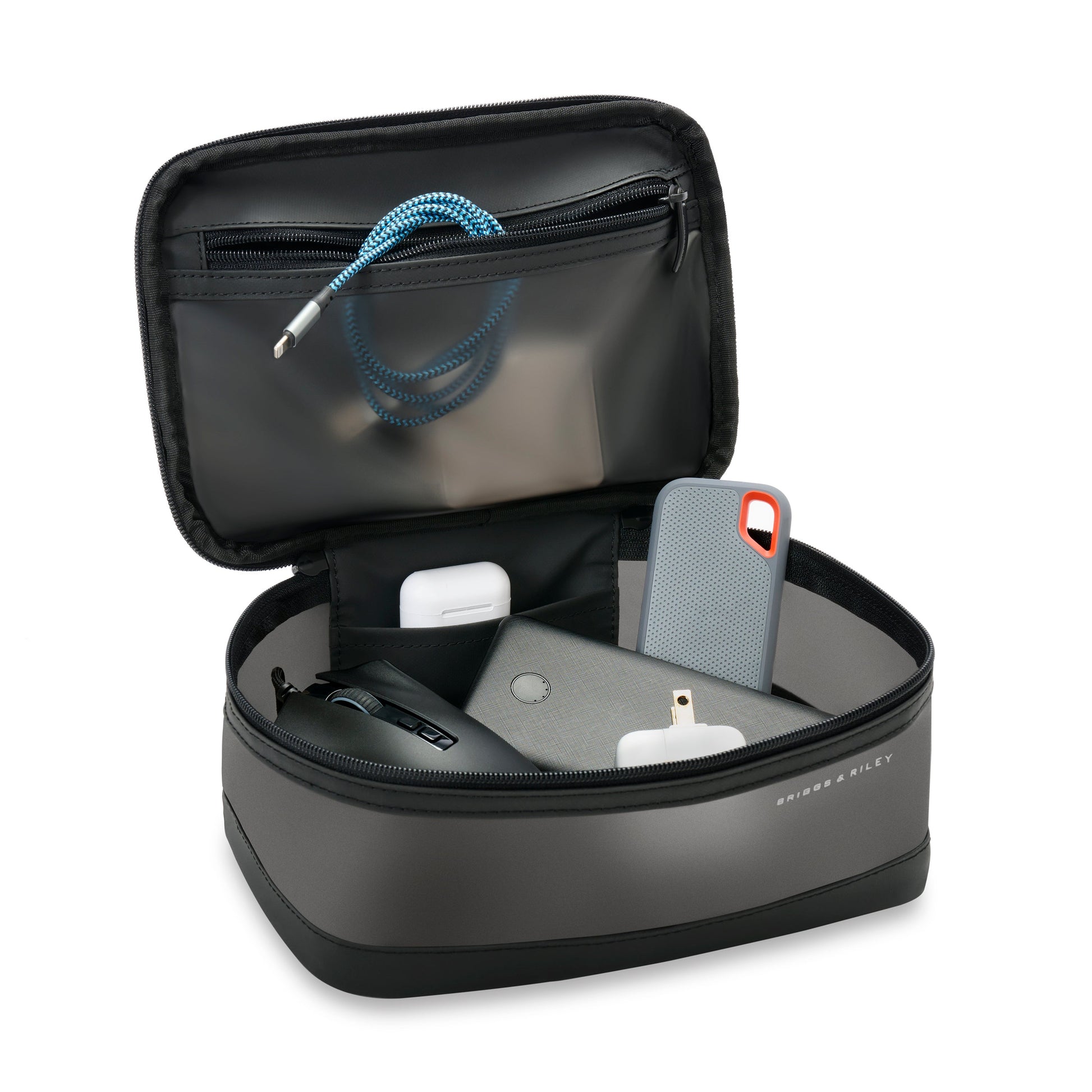 Briggs & Riley Travel Accessories Black Briggs & Riley Travel Essentials Translucent Essentials Case