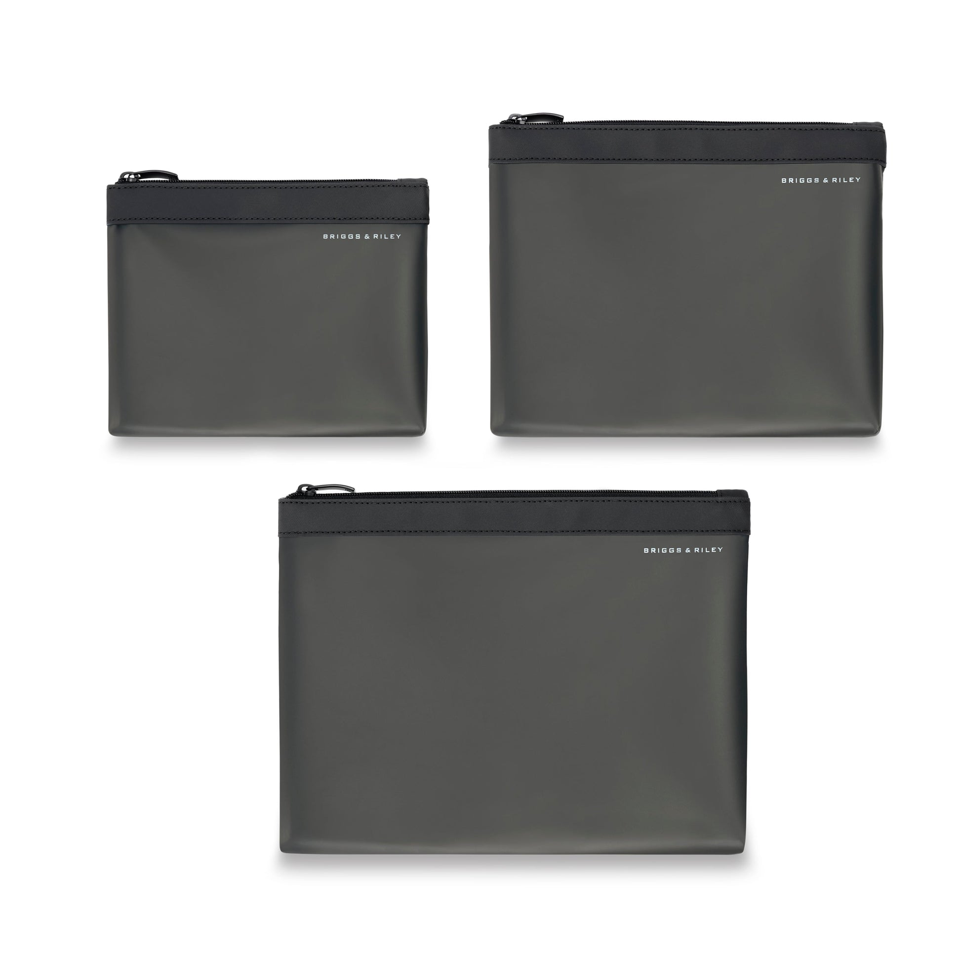 Briggs & Riley Travel Accessories Black Briggs & Riley Travel Essentials Translucent Pouch Set