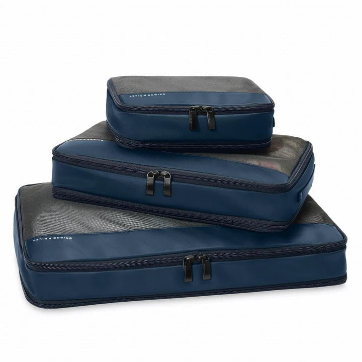 Briggs & Riley Travel Accessories Navy Briggs & Riley Travel Essentials Check In Packing Cube Set
