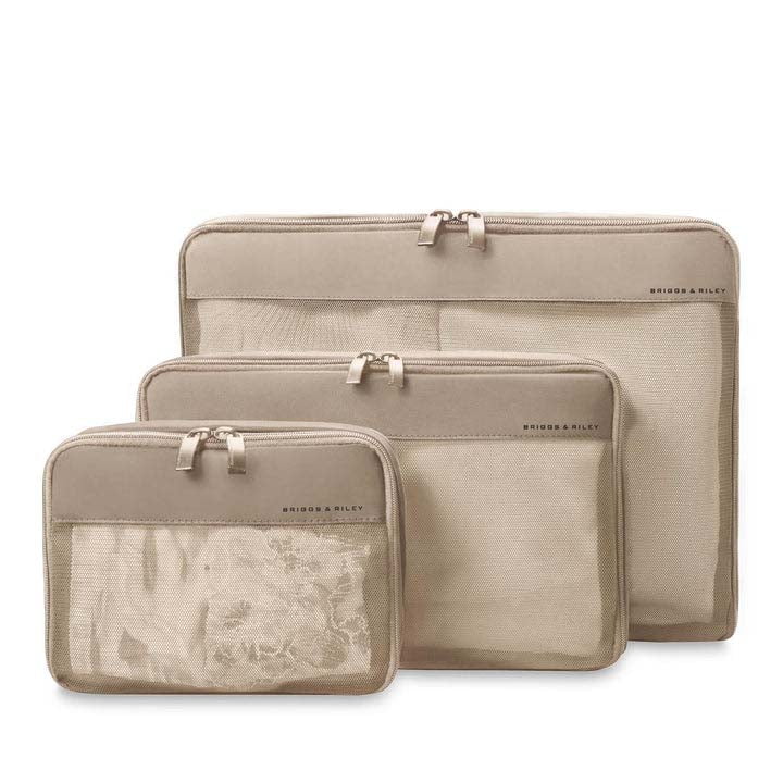 Briggs & Riley Travel Accessories Tan Briggs & Riley Travel Essentials Check In Packing Cube Set