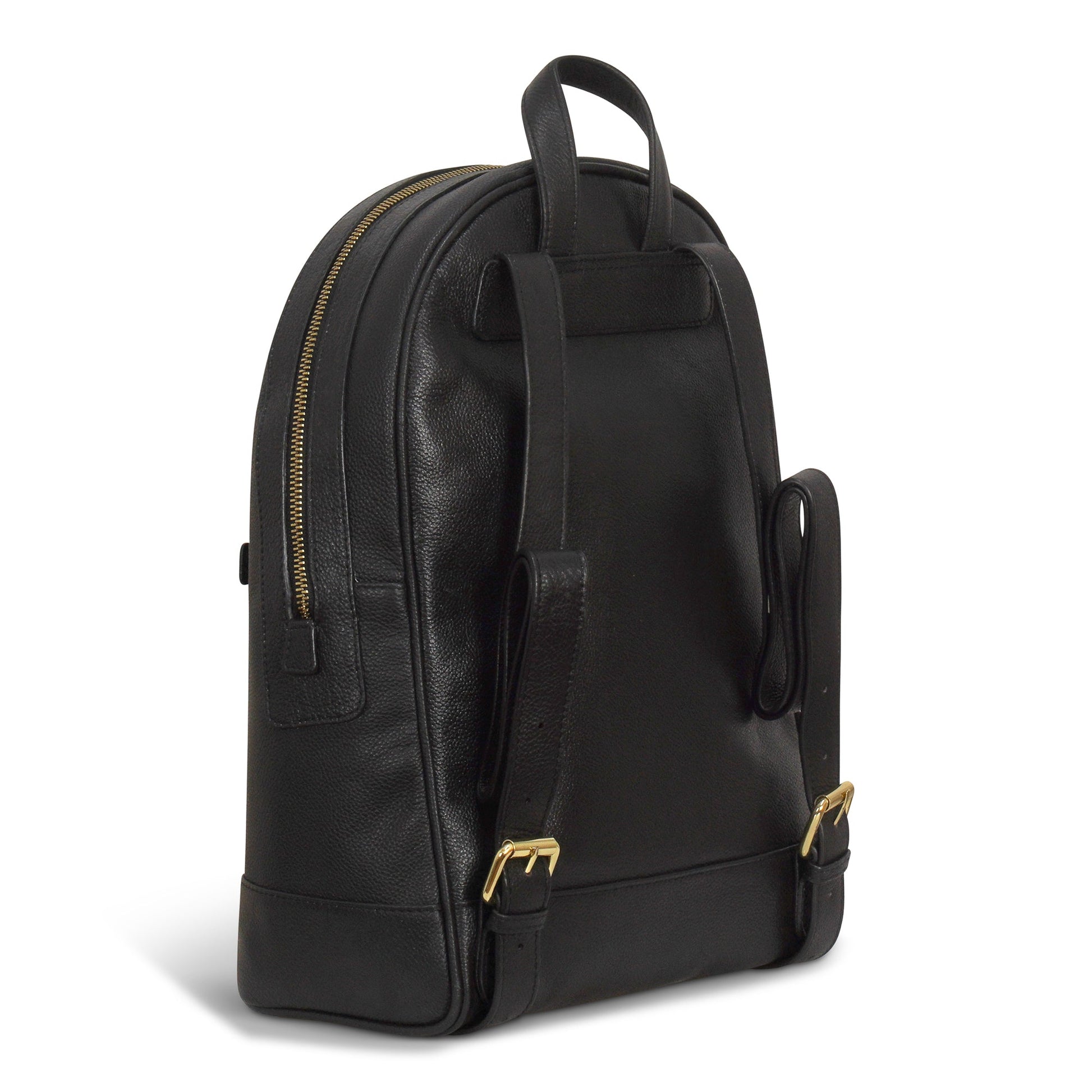 Champs Backpacks Black Champs Gala Leather Backpack