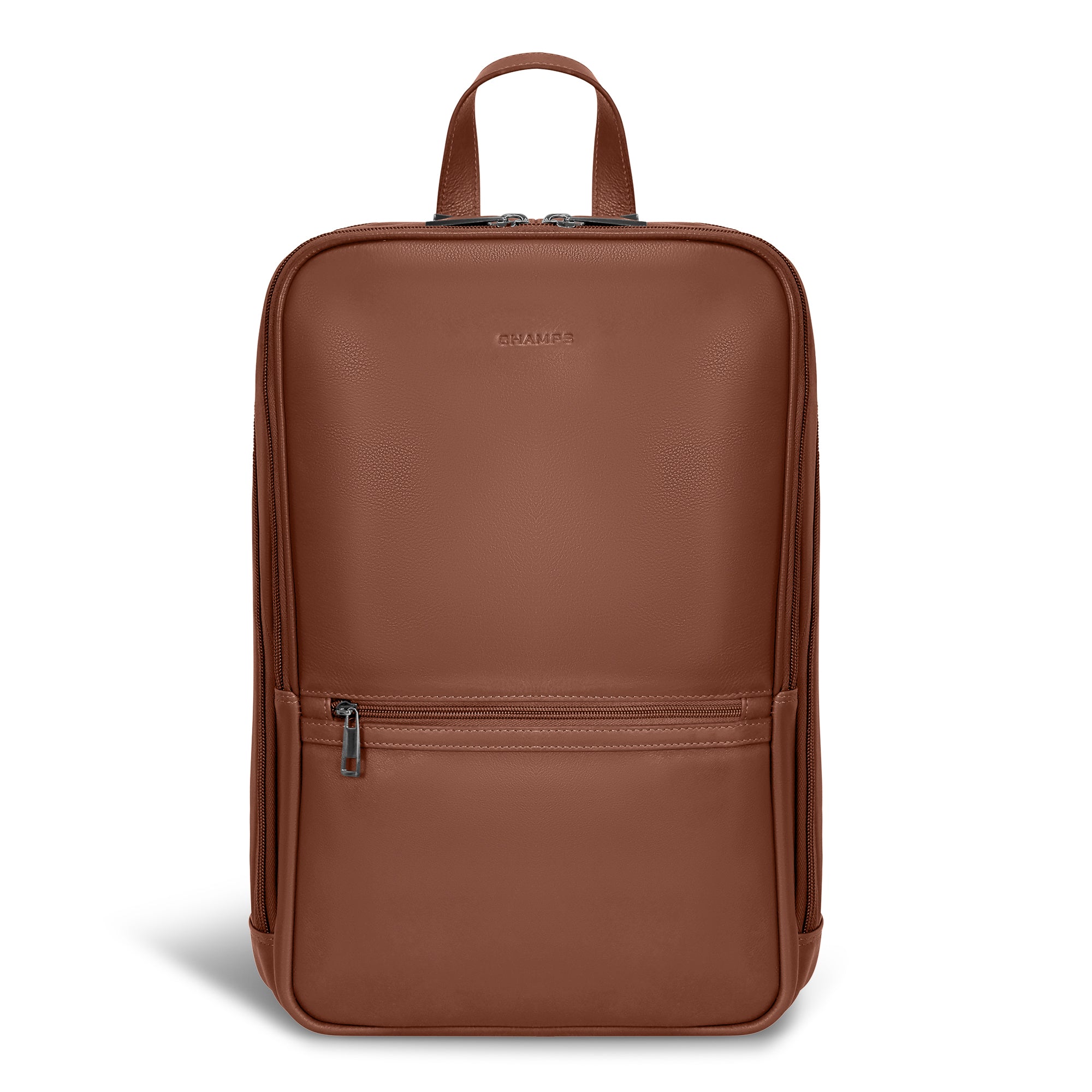 Champs Backpacks Brown Champs Onyx Leather Classic Backpack