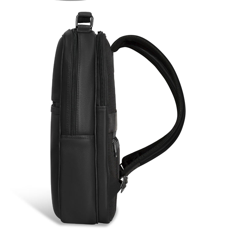 Champs Backpacks Champs Onyx Leather Compact Backpack