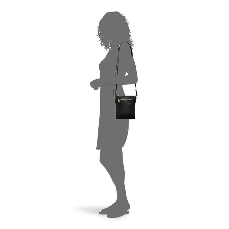 Champs Cross-Body Bag Black Champs Gala Leather Mini Cross-Body Bag