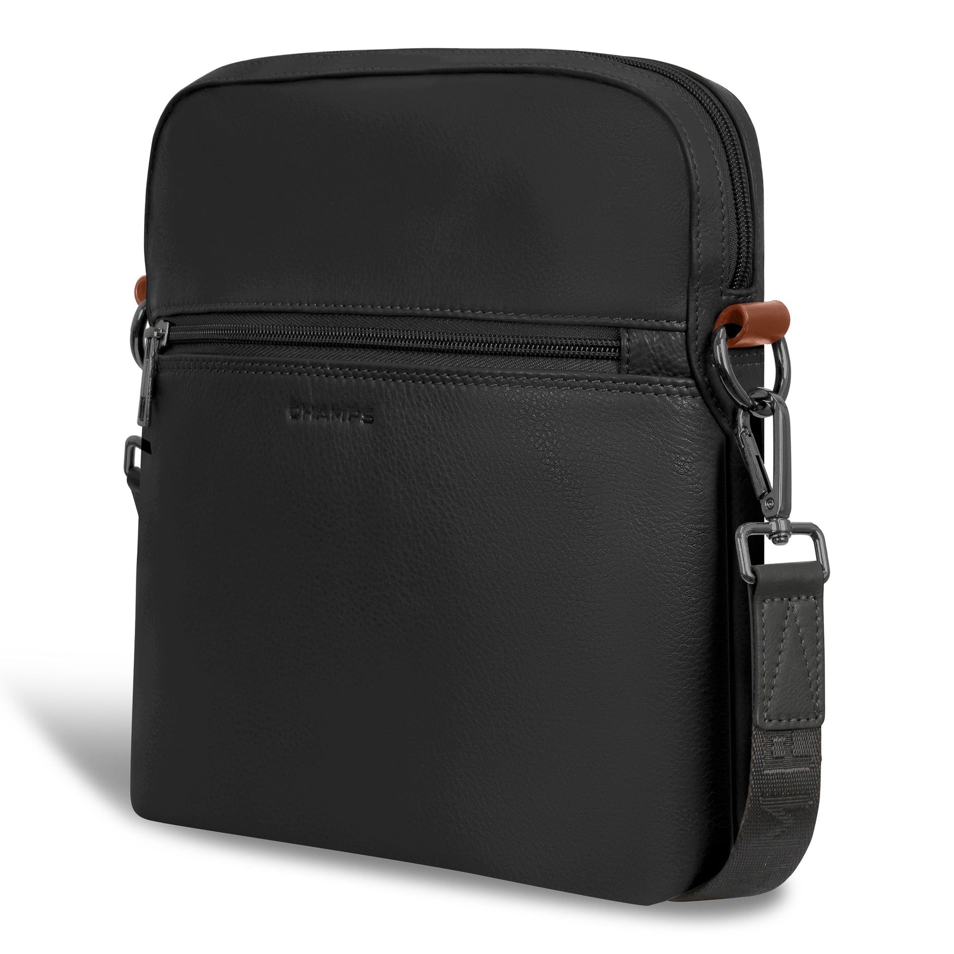Champs Cross-Body Bag Champs Onyx Leather Cross-Body Bag