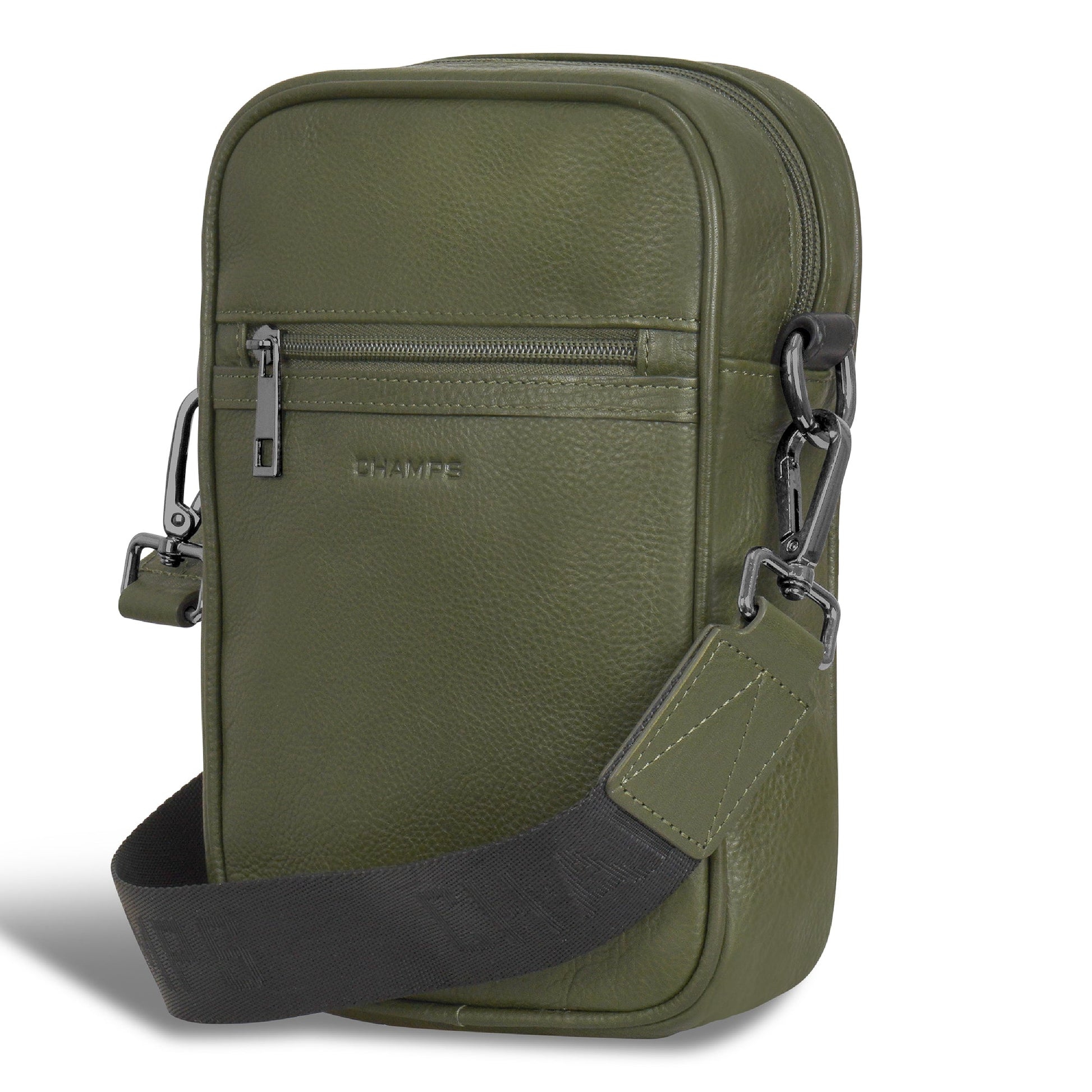 Champs Cross-Body Bag Champs Onyx Leather Vertical Cross-Body Bag