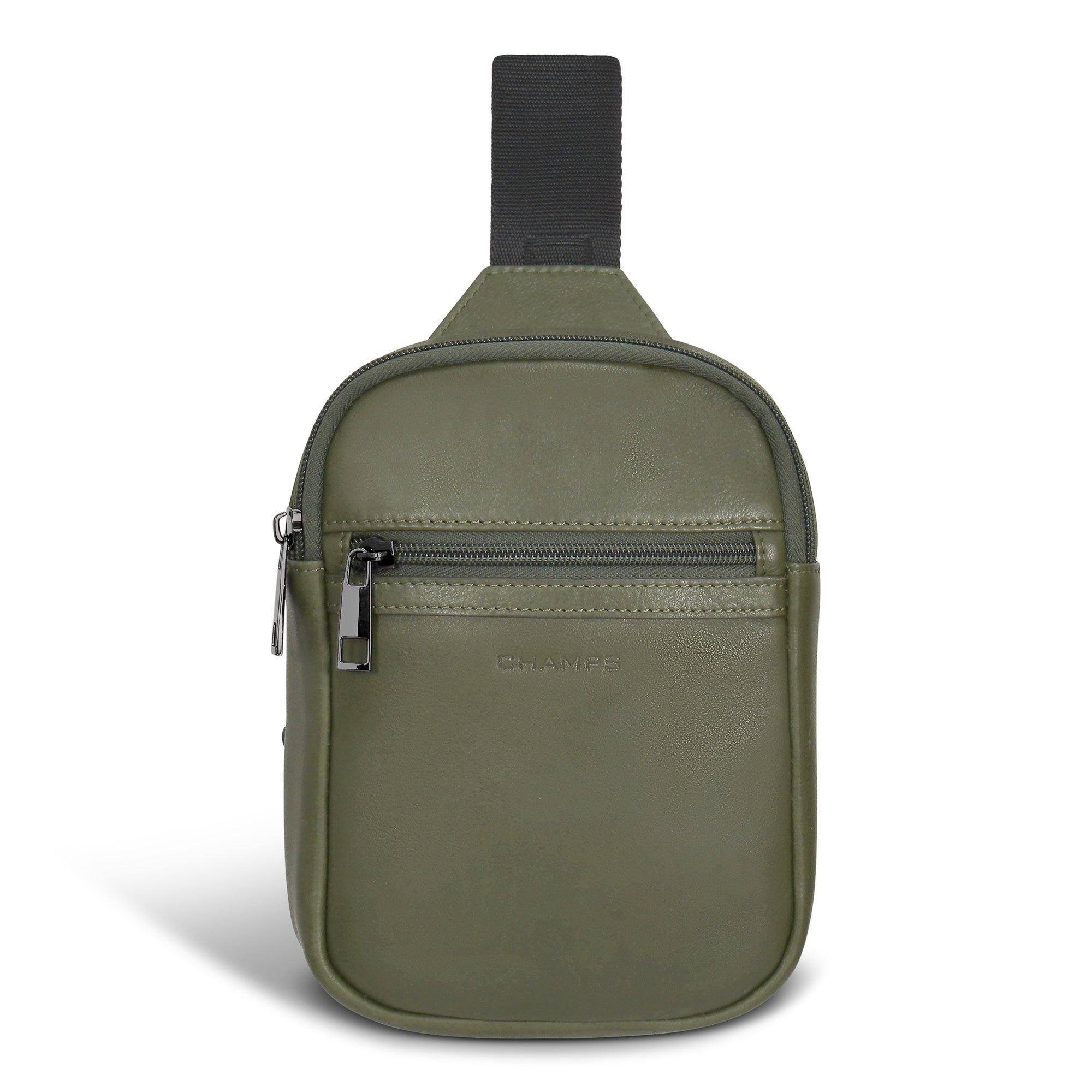 Champs Cross-Body Bag Khaki Champs Onyx Leather Holster Cross-Body Bag