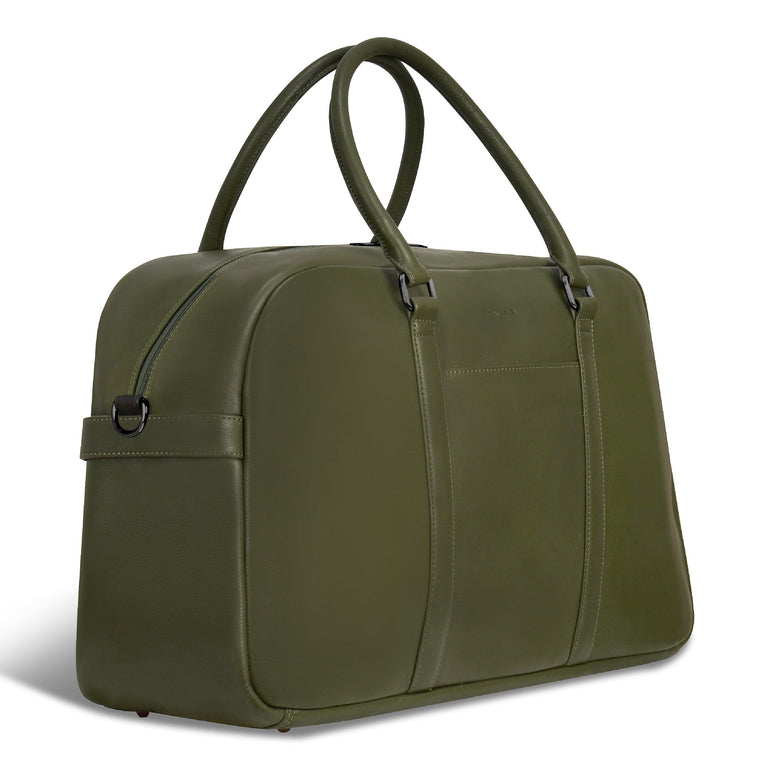 Champs Duffles Champs Onyx Leather Duffle Bag