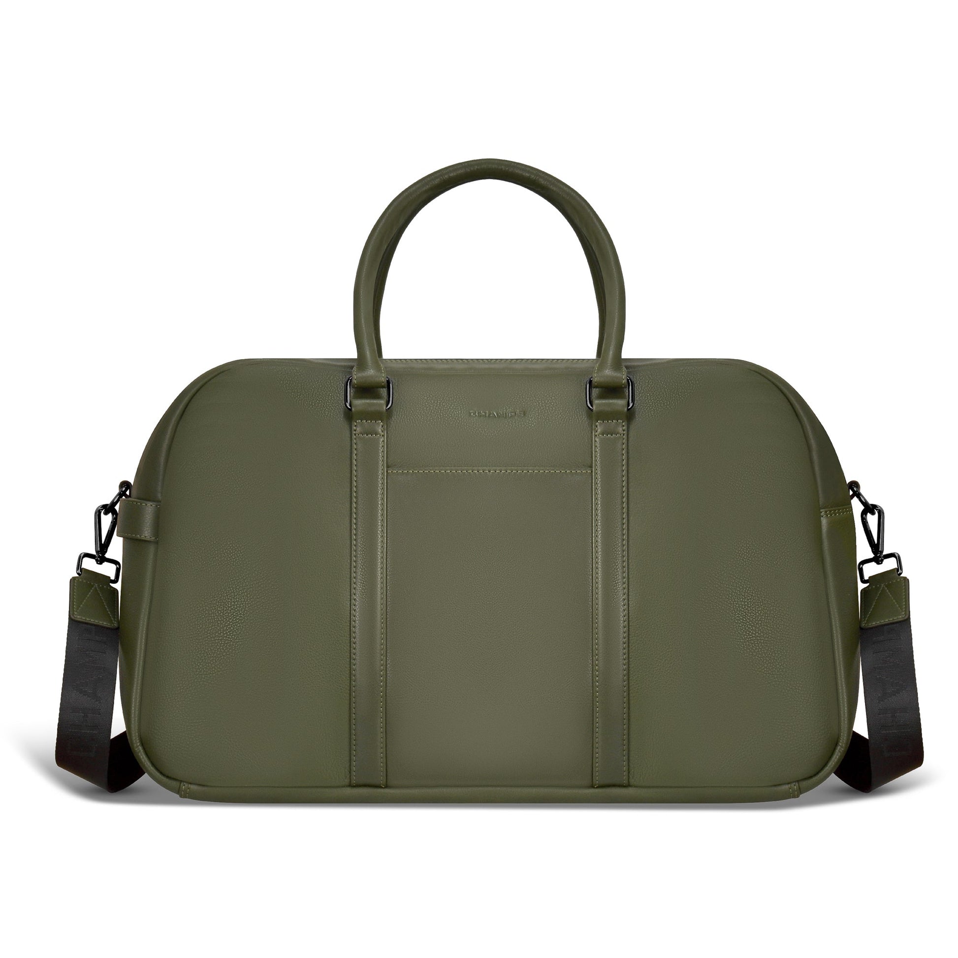 Champs Duffles Khaki Champs Onyx Leather Duffle Bag