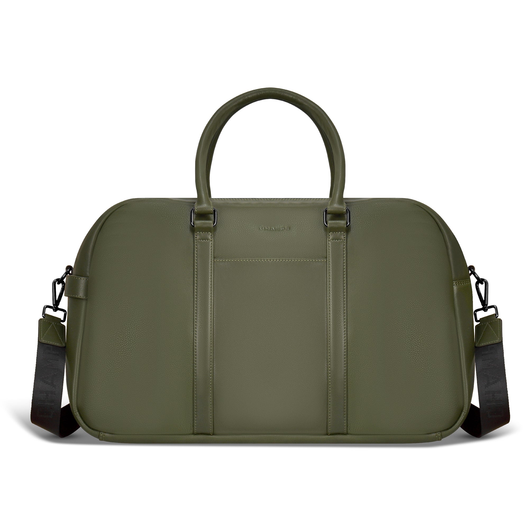 Champs Duffles Khaki Champs Onyx Leather Duffle Bag