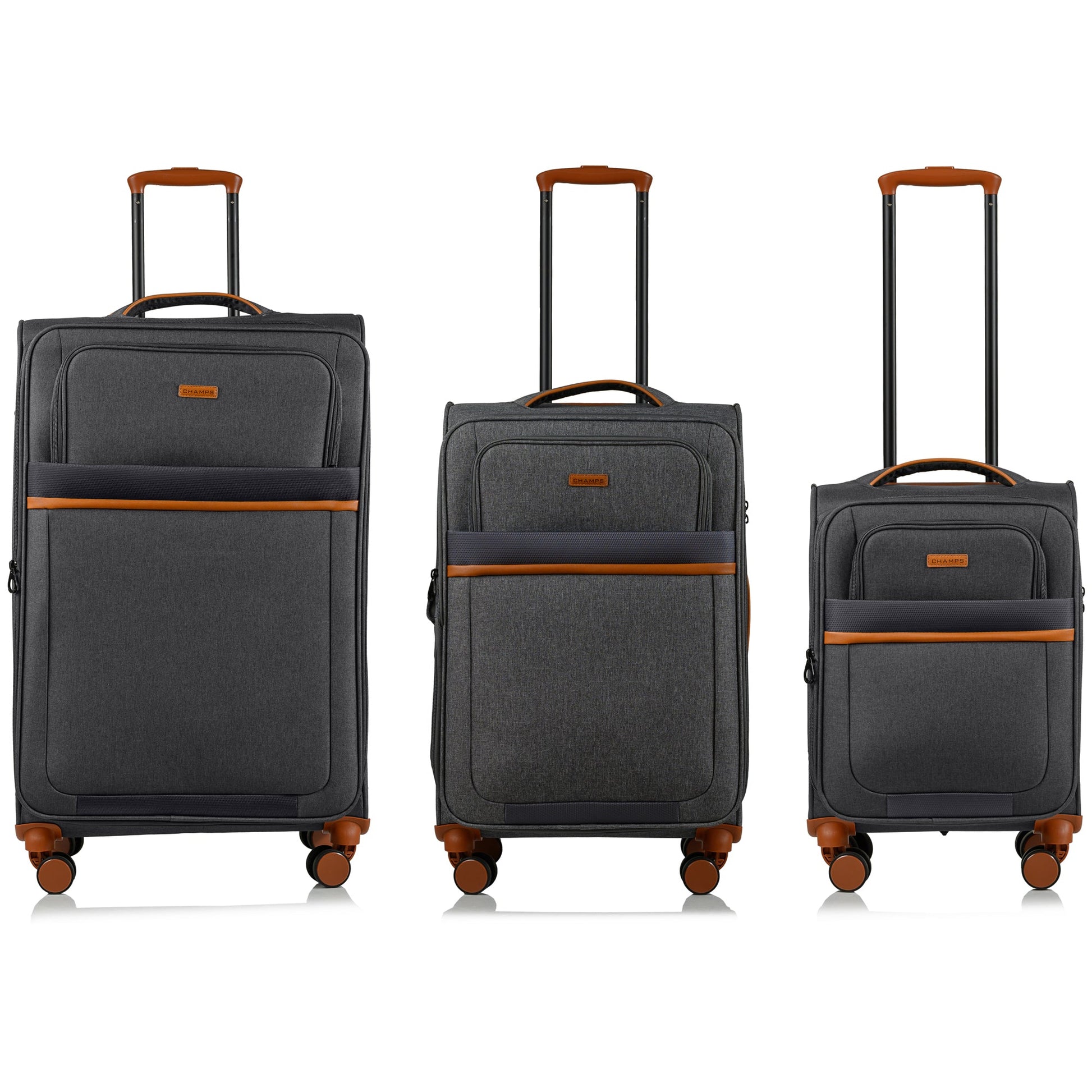 Champs Luggage Champs Classic II Expandable 3-Piece Luggage Set