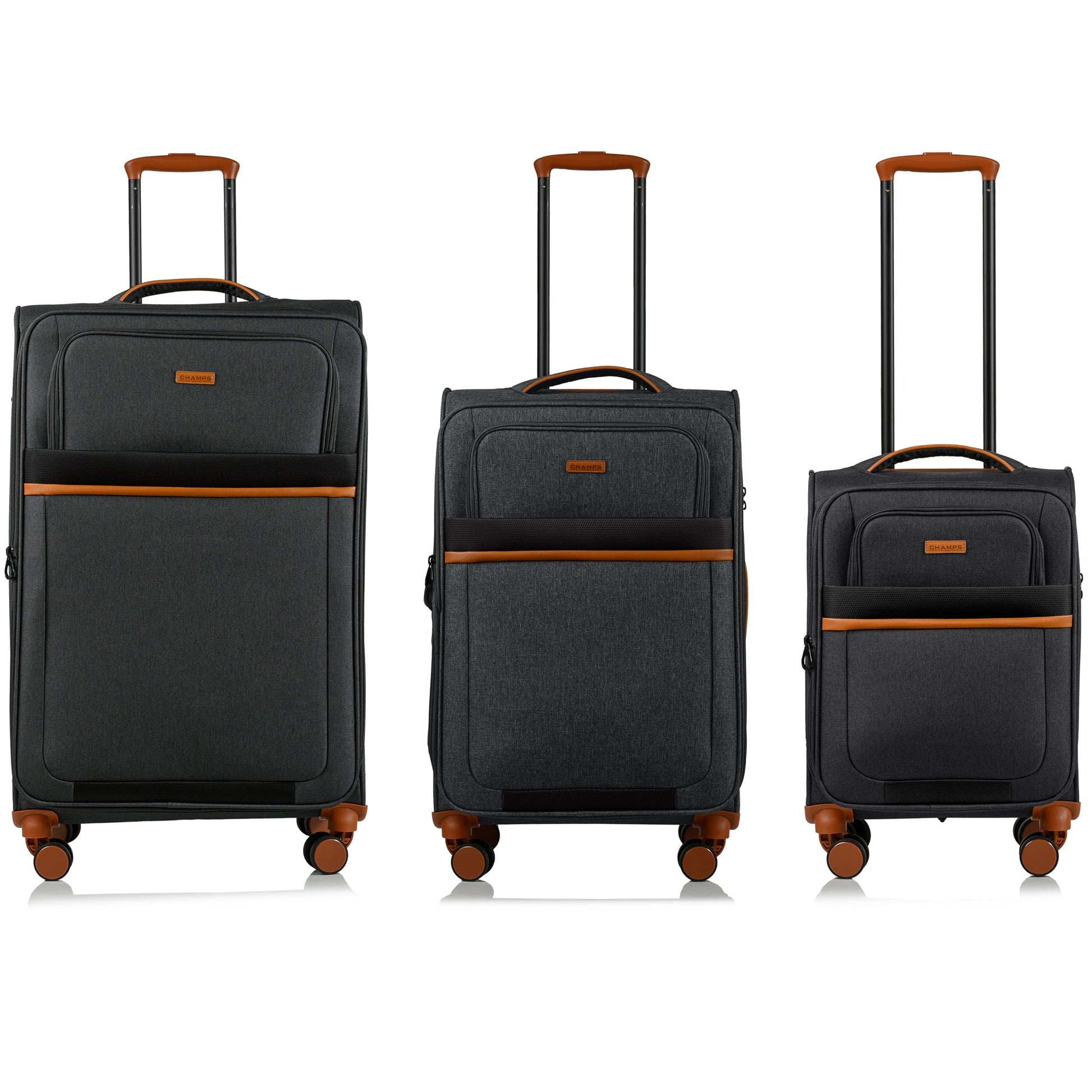 Champs Luggage Champs Classic II Expandable 3-Piece Luggage Set