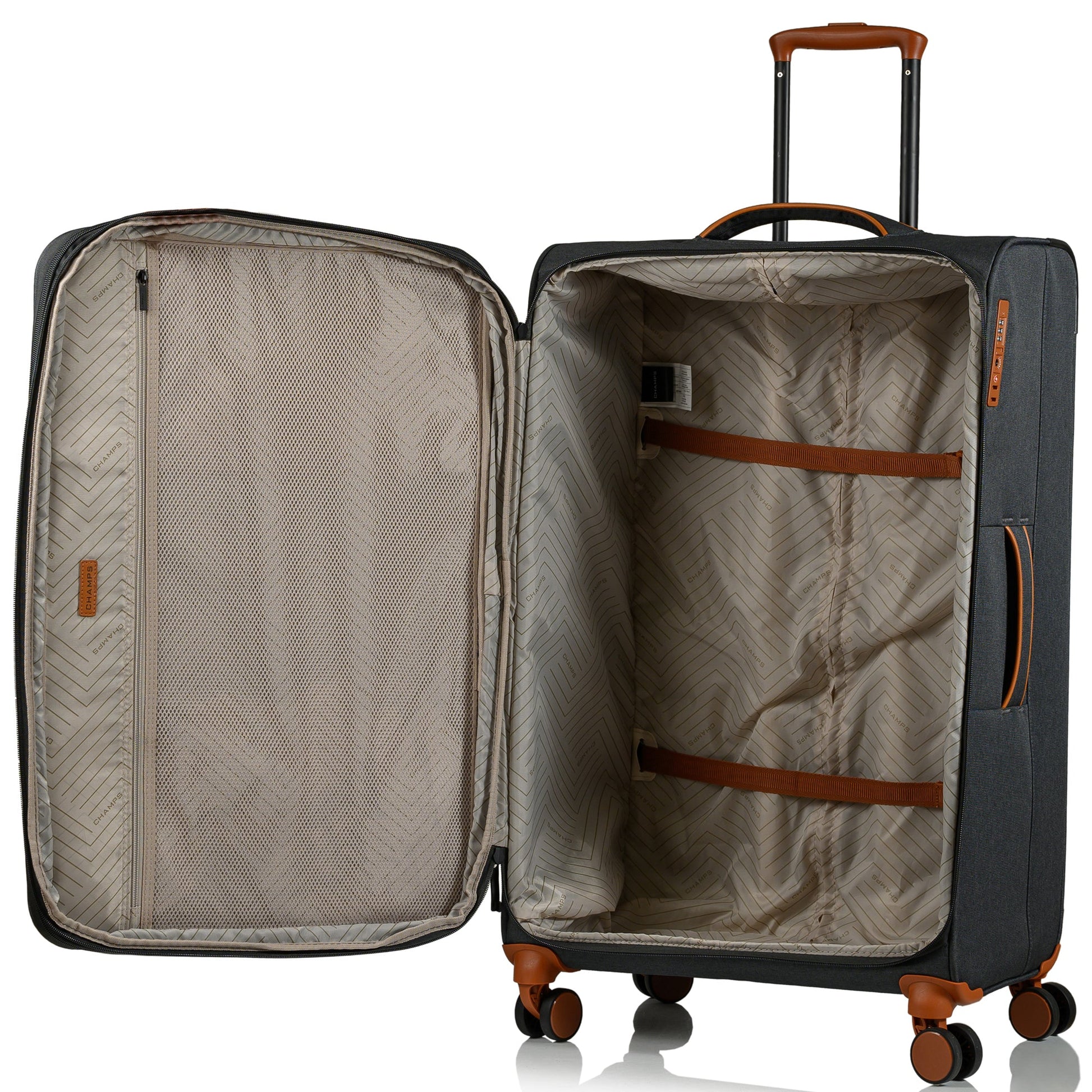 Champs Luggage Champs Classic II Expandable 3-Piece Luggage Set