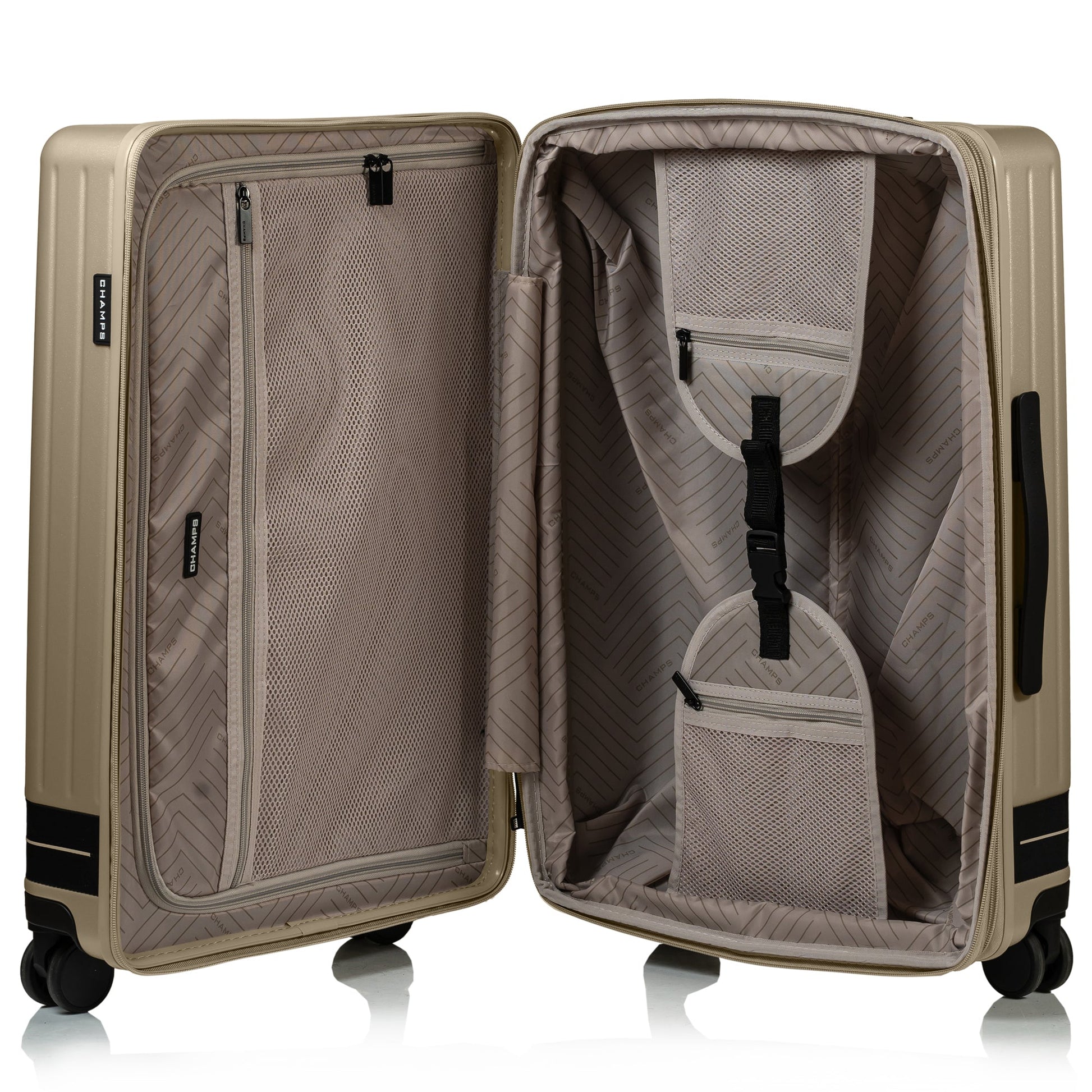 Champs Luggage Champs Fresh II Expandable 3-Piece Luggage Set