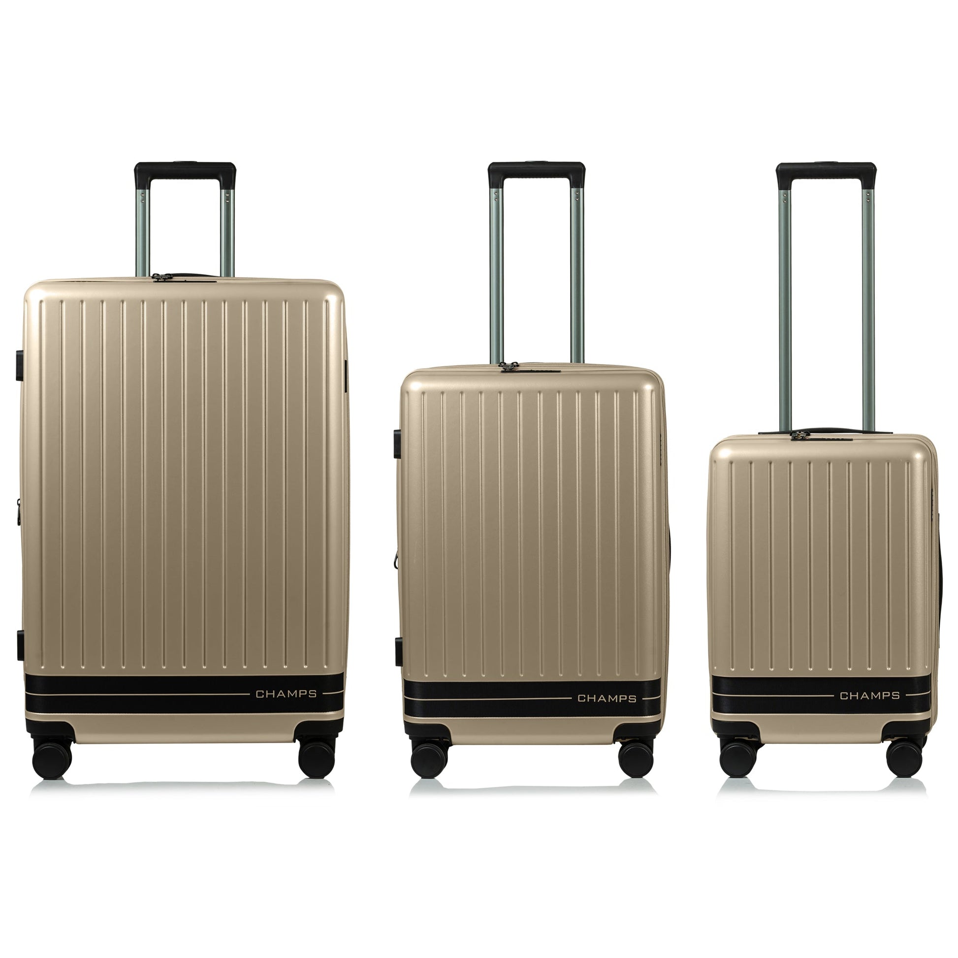 Champs Luggage Champs Fresh II Expandable 3-Piece Luggage Set