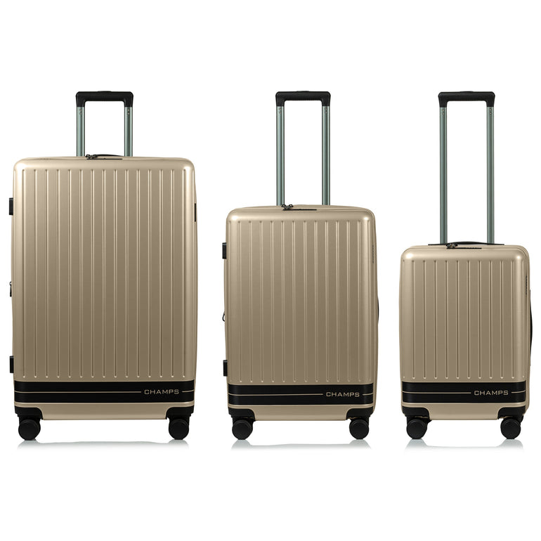 Champs Luggage Champs Fresh II Expandable 3-Piece Luggage Set