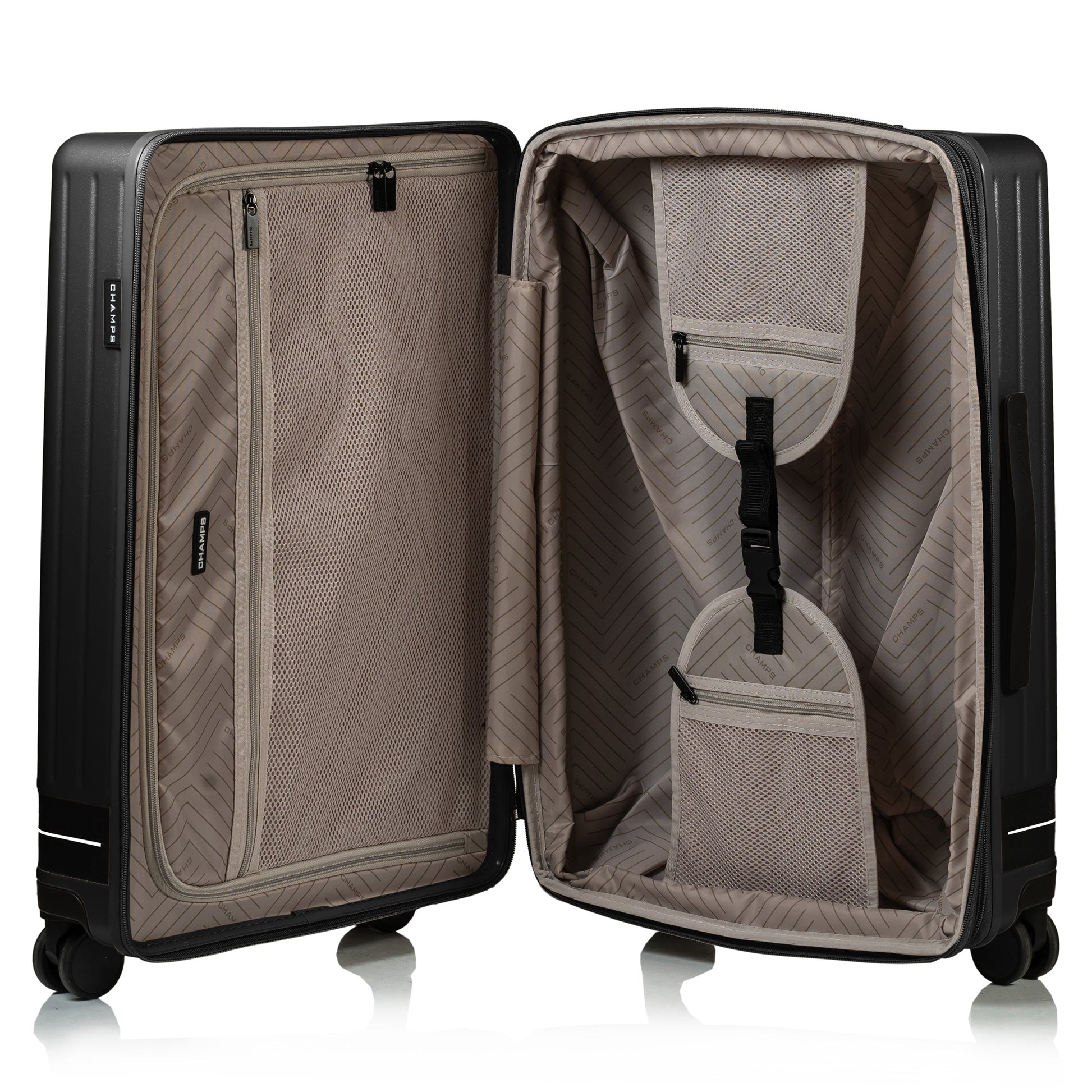 Champs Luggage Champs Fresh II Expandable 3-Piece Luggage Set