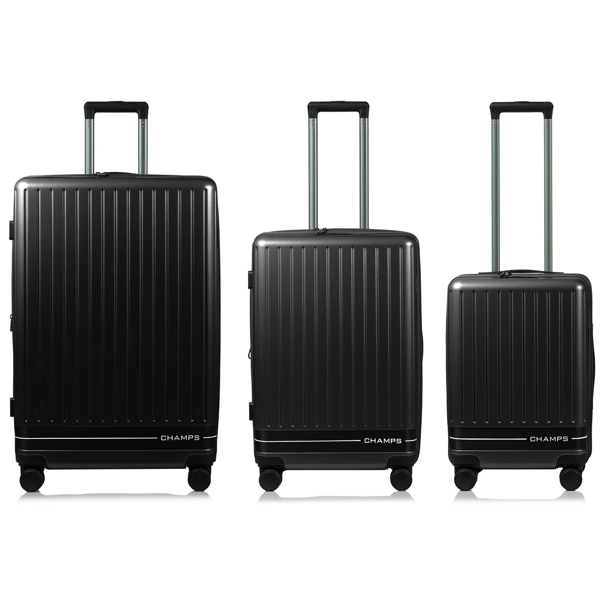 Champs Luggage Champs Fresh II Expandable 3-Piece Luggage Set