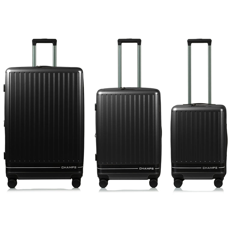 Champs Luggage Champs Fresh II Expandable 3-Piece Luggage Set