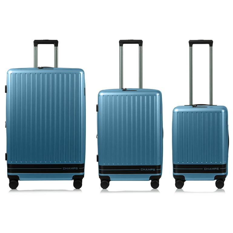 Champs Luggage Champs Fresh II Expandable 3-Piece Luggage Set