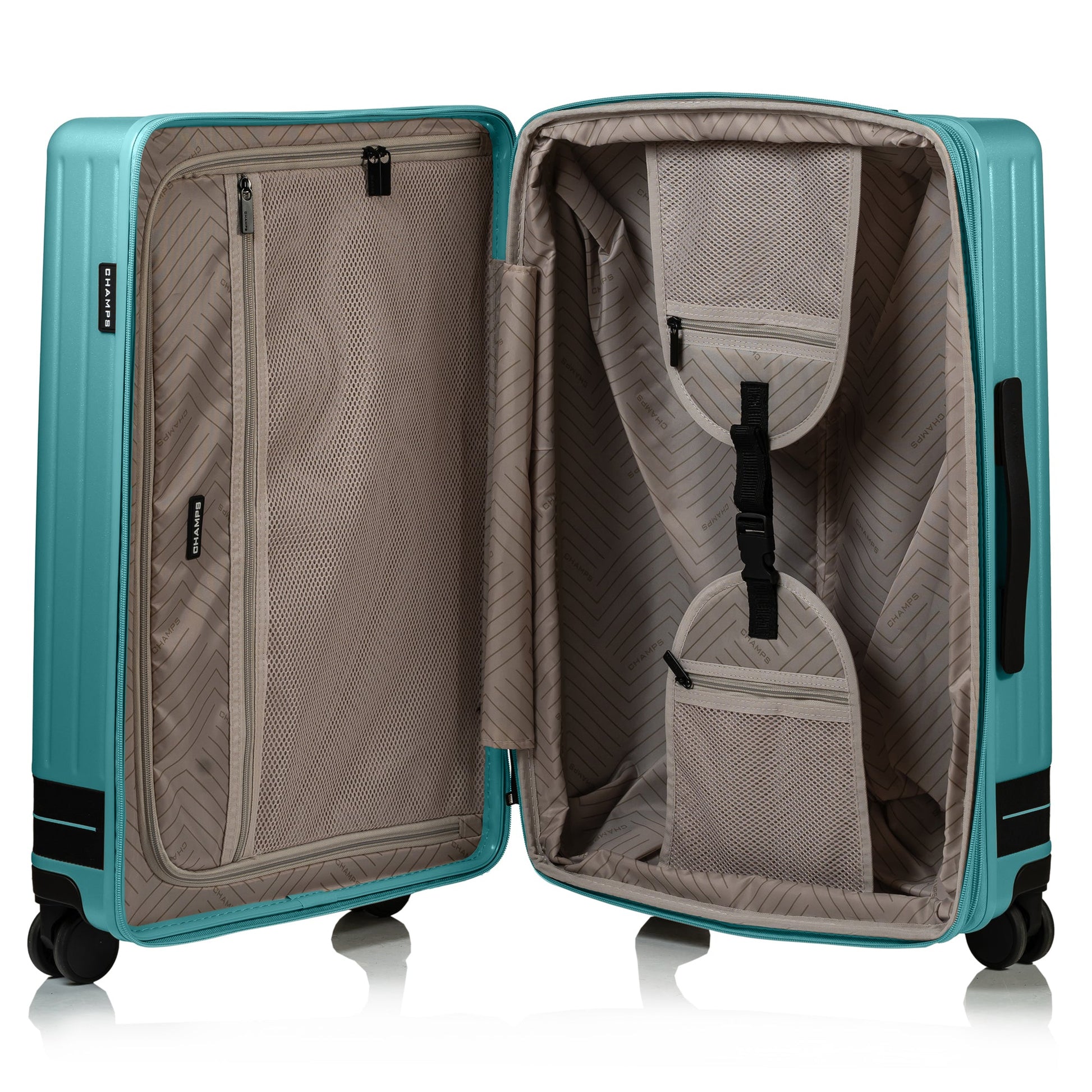 Champs Luggage Champs Fresh II Expandable 3-Piece Luggage Set